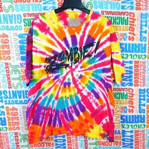 Flatbush Zombies The Glorious Dead Tour Zombie Tie Dye T Shirt Size XL